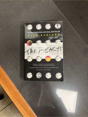3/$15 The Beach by Alex Garland - Black Paperback with White & Yellow Accents